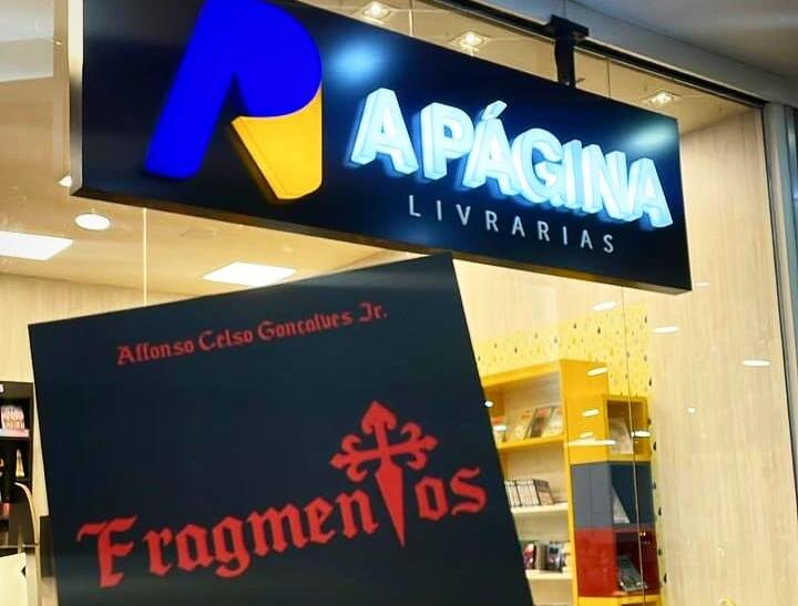 “Noite de autógrafos” com o autor do livro “Fragmentos” acontece nesta sexta-feira