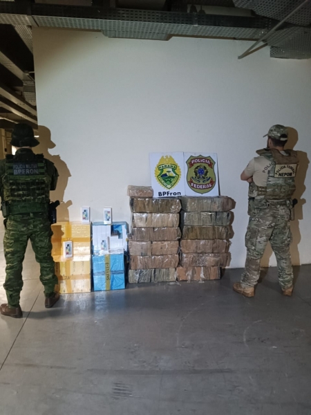 Homem é preso com grande quantidade de drogas e celulares