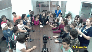 Uma aula diferente no O Presente