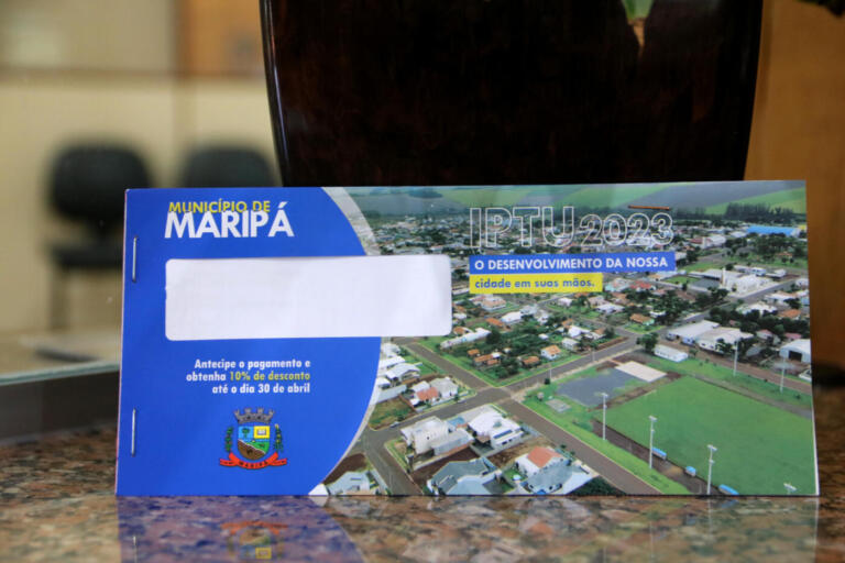 Carnês de IPTU 2023 estão disponíveis para retirada em Maripá