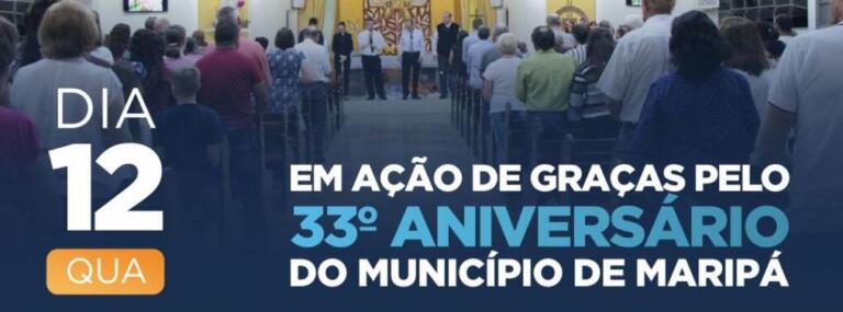 Culto Ecumênico em Ação de Graças pelos 33 anos de Maripá ocorre nesta quarta-feira