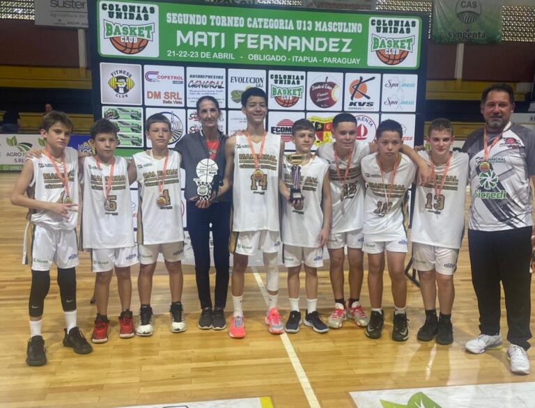 Sub-13 da ACB/Prefeitura de Marechal Rondon conquista torneio internacional de maneira invicta
