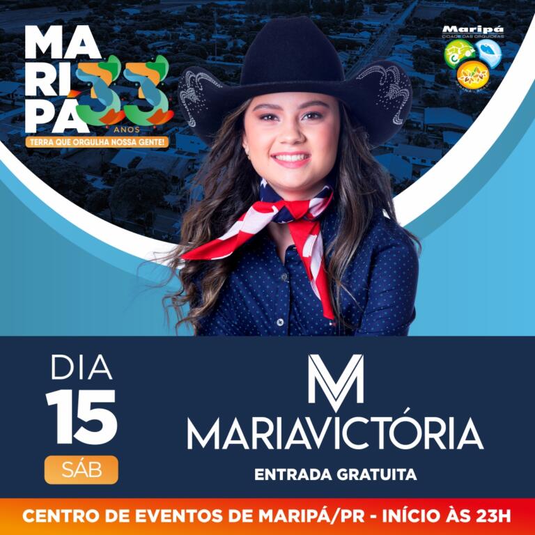 Confira as atrações deste sábado na programação do aniversário de Maripá