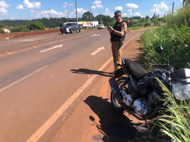 Acidente é registrado no trevo que dá acesso ao distrito de Margarida