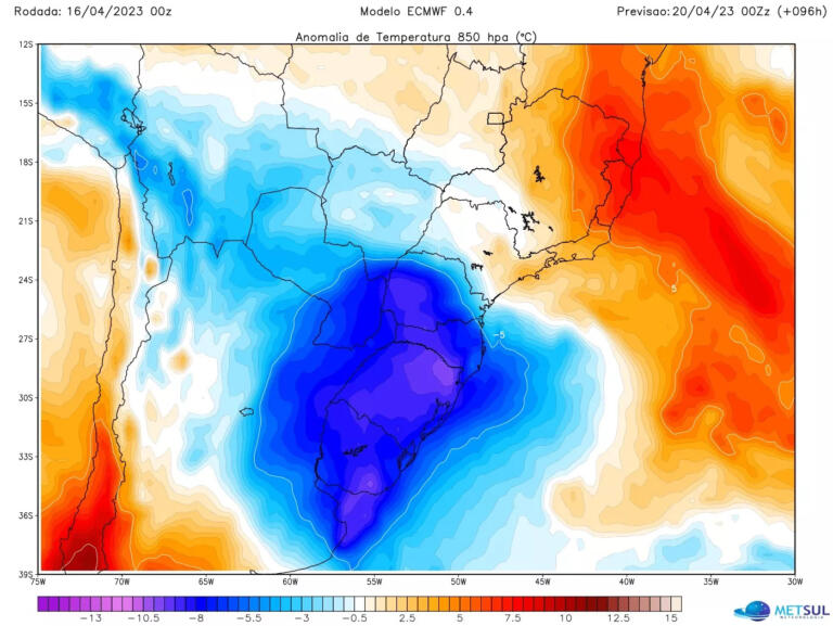 Massa de ar frio mais forte do ano chega ao Brasil nesta semana