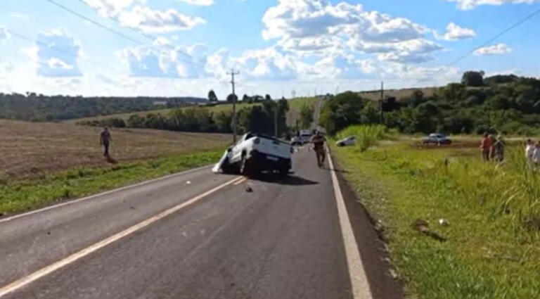Servidor público de Santa Tereza do Oeste morre e outro fica gravemente ferido após acidente na PR-886