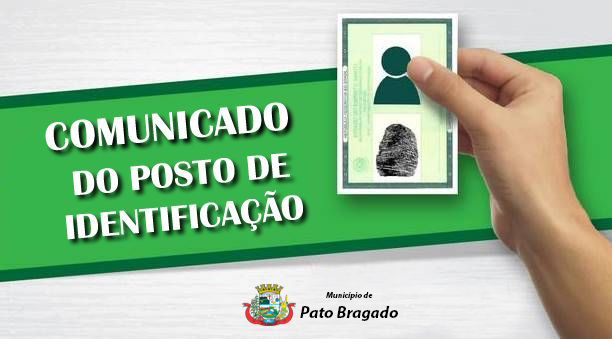 Agendamento para emissão do RG passa a ser on-line e somente às quartas-feiras em Pato Bragado