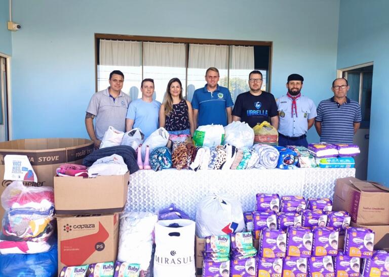 Assistência Social recebe doação para a Campanha do Agasalho