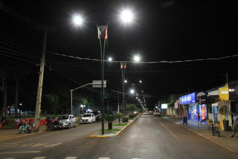 Nova Santa Rosa recebe investimento de R$ 1,1 milhão em iluminação de LED