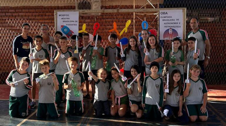 Alunos da Escola 25 de Julho participam da Olimpíada Brasileira de Astronomia e Astronáutica