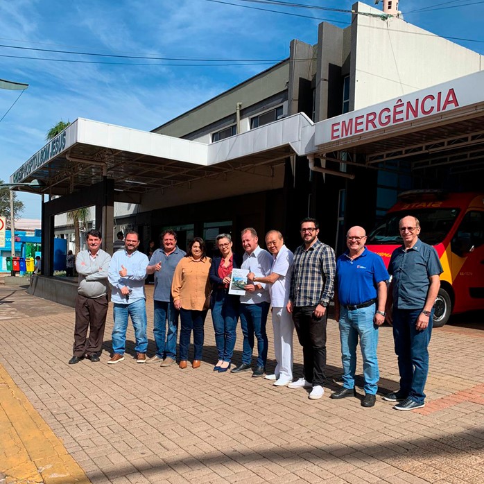 Deputado federal Elton Welter garante destinação de recursos para Hospital Bom Jesus