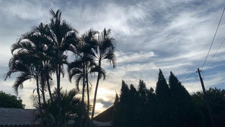 Quarta-feira com temperatura máxima de 24˚C: confira a previsão do tempo