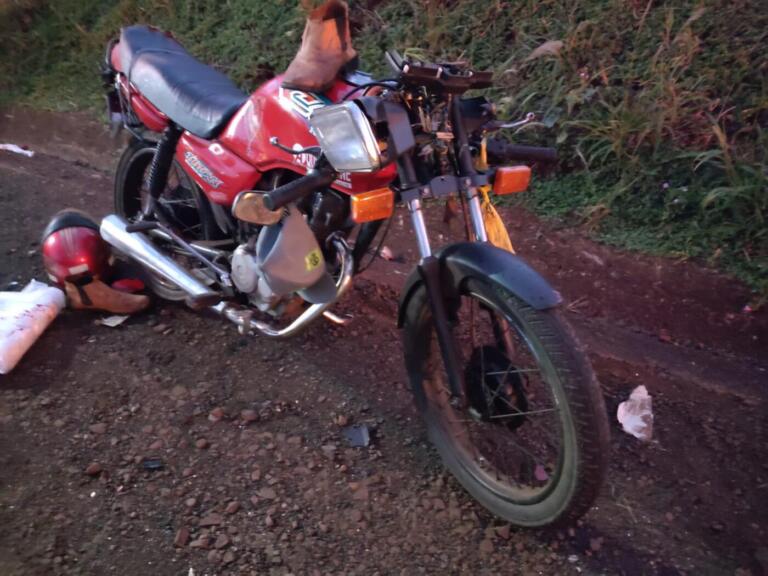 Motociclista morre após ser atingido por caminhão na PR-495