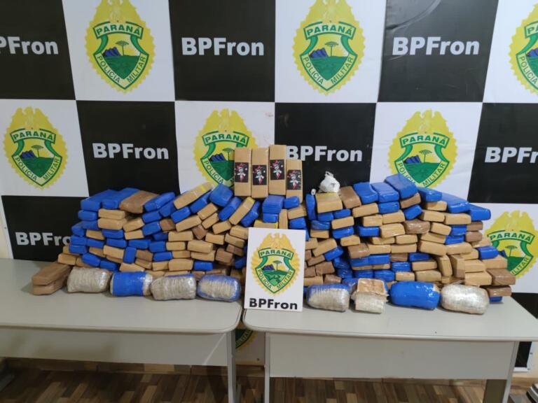 BPFron prende dois homens e apreende drogas em Guaíra