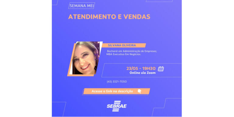 Programação da Semana do Microempreendedor tem palestra sobre atendimento e vendas