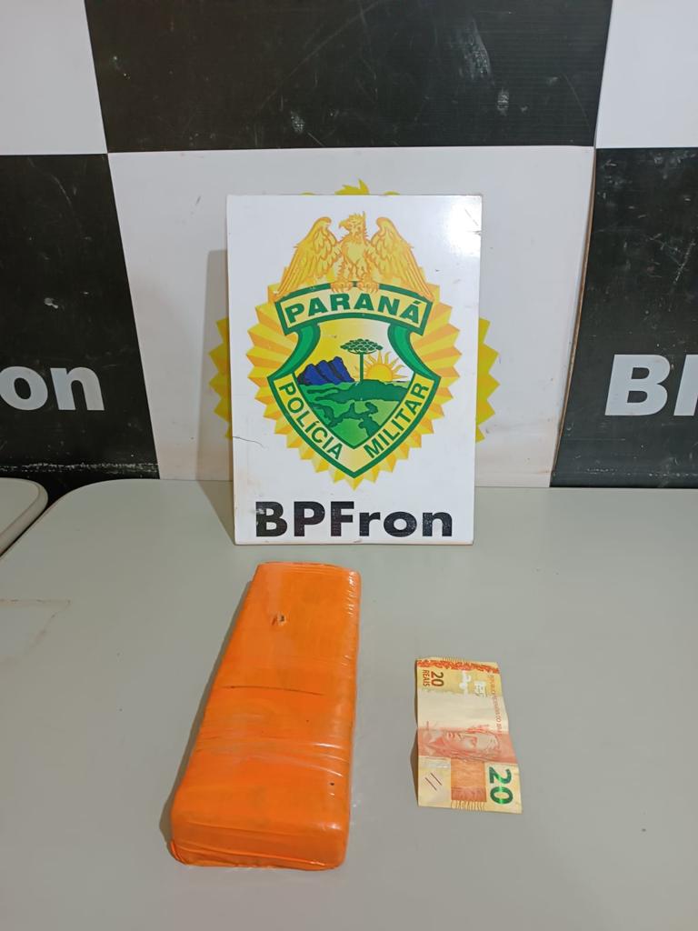 BPFron prende suspeito pela prática de tráfico de drogas em Guaíra