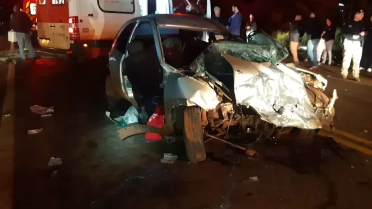 O que diz a PRF sobre acidente na BR-369 em Corbélia que deixou sete feridos