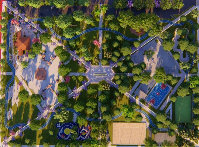 Assinada ordem de serviço de R$ 7,7 milhões para revitalizar a Praça Willy Barth; veja como vai ficar