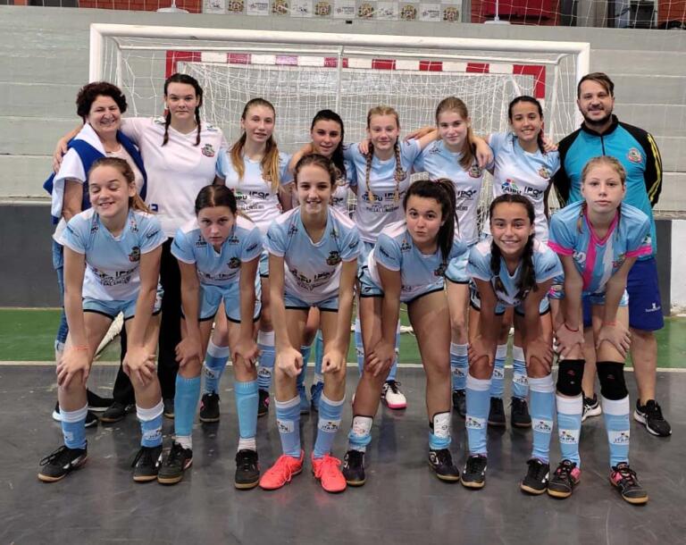 Futsal feminino sub-14 de Pato Bragado encerra em 3º lugar na fase macrorregional dos Jogos Escolares