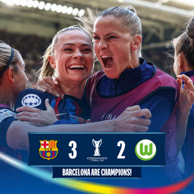 Futebol feminino: Barcelona conquista título da Liga dos Campeões