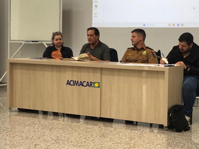 Comandante do 19º Batalhão da PM assume compromissos com o Conseg Marechal