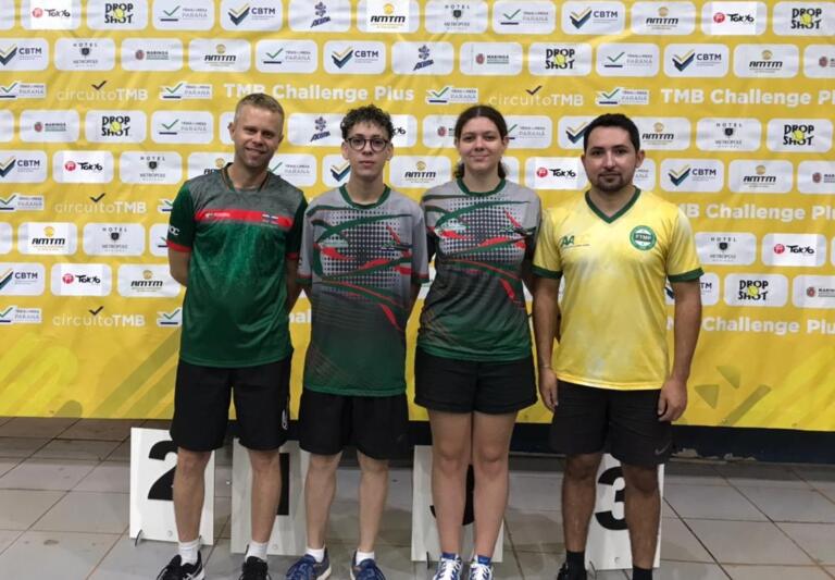 Com direito a ouro inédito, rondonenses se destacam no TMB Challenge de Tênis de Mesa
