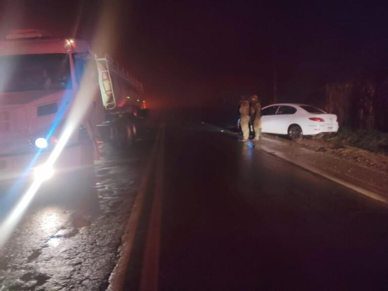 Mulher é detida por embriaguez ao volante após se envolver em acidente