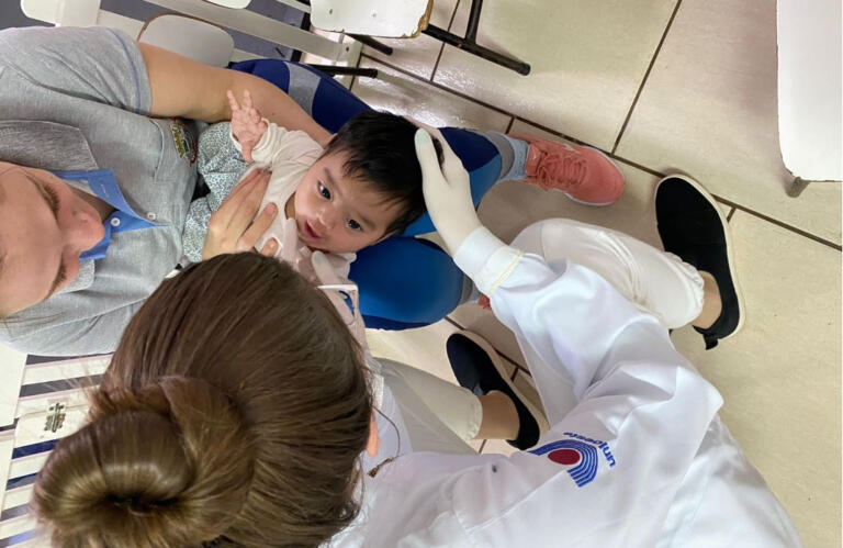 Avaliações de saúde bucal são realizadas em todas crianças do CMEI bragadense