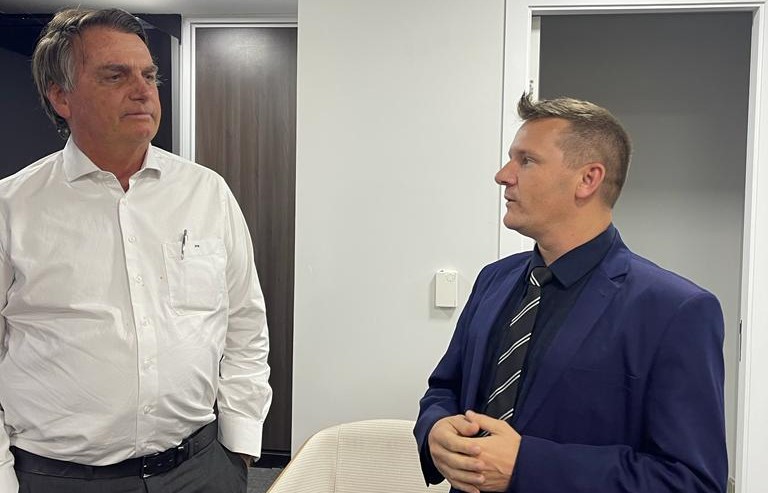 Vereador de Palotina cumpre agenda em Brasília e se encontra com Bolsonaro