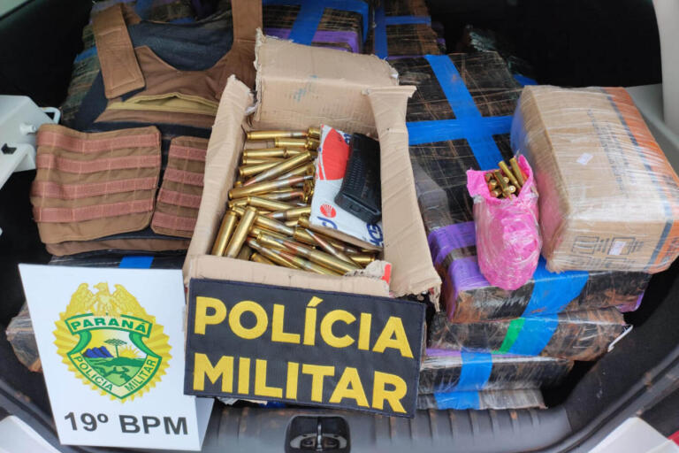 Polícia Militar apreende mais de mil munições de fuzil em São José das Palmeiras