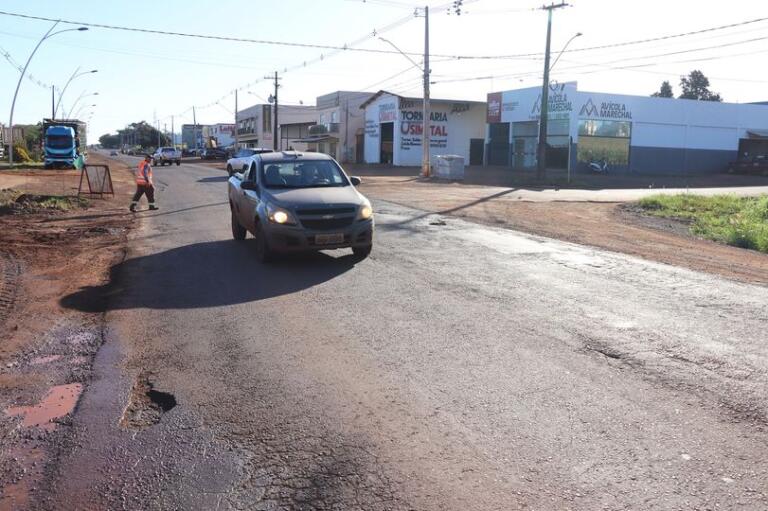 Prolongamento da Avenida Rio Grande do Sul tem via parcialmente fechada