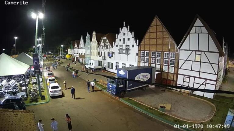 Sistema de videomonitoramento registra todas as imagens no Parque de Exposições