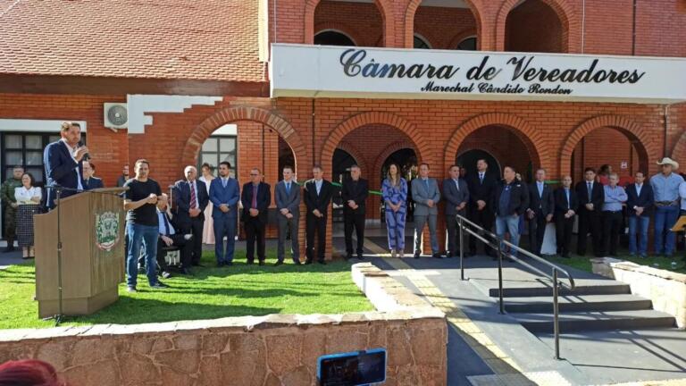 Nova sede da Câmara de Vereadores é inaugurada em Marechal Rondon