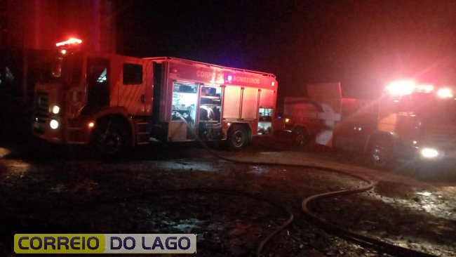 Segundo incêndio em aviário na mesma propriedade rural mobiliza Corpo de Bombeiros em Santa Helena