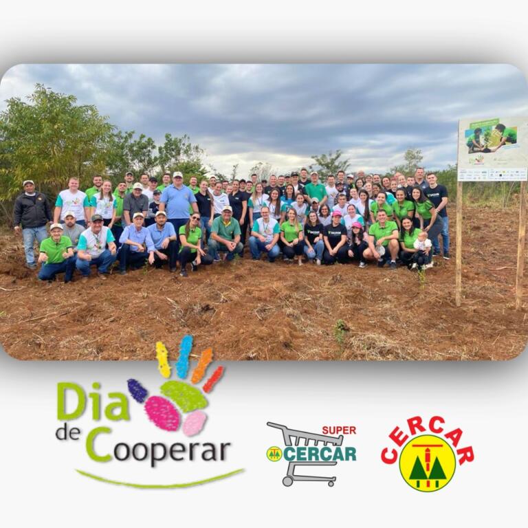 Cercar realiza plantio de 150 mudas de árvores durante o Dia C