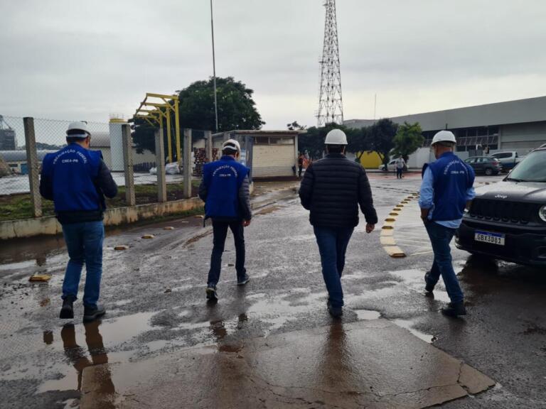 Crea-PR fiscaliza local do acidente na C.Vale em Palotina