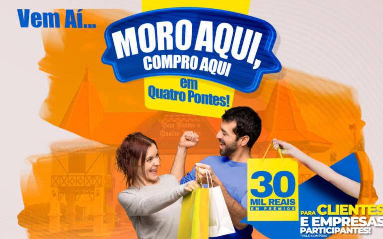 Poder Público vai regulamentar programa “Moro aqui e compro aqui em Quatro Pontes”