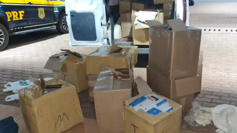 Celulares, notebooks e cigarros eletrônicos são apreendidos na BR 277