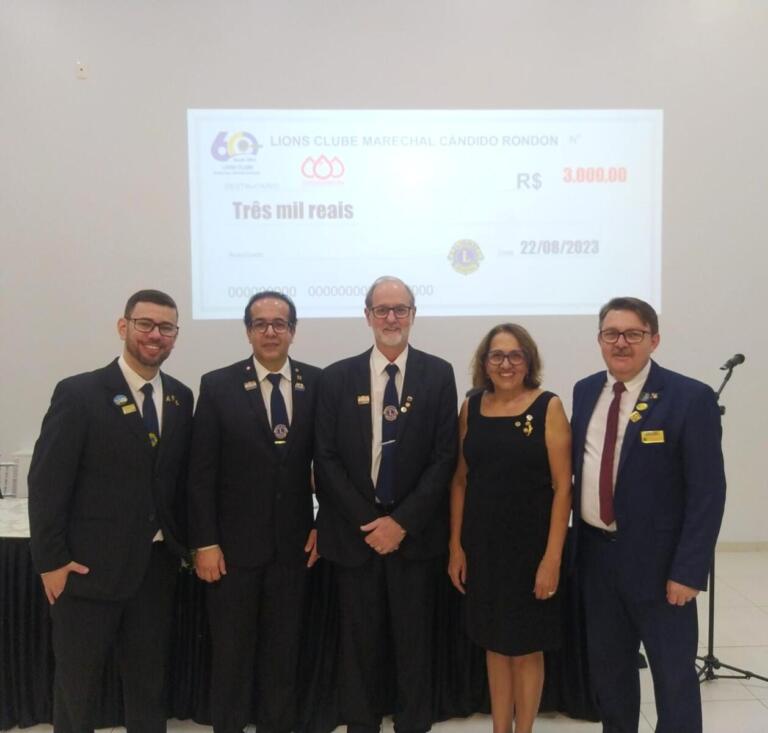 Seis novos casais são empossados ao Lions Clube Marechal Rondon