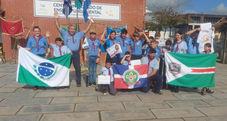 Grupo Escoteiro de Marechal Rondon se destaca no Acampamento Internacional de Patrulhas