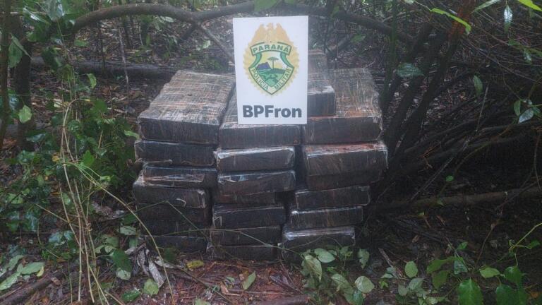 BPFron apreende 236 quilos de maconha em Santa Helena