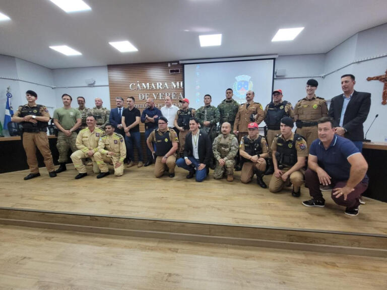 Secretário de Segurança Pública do Paraná visita Santa Helena