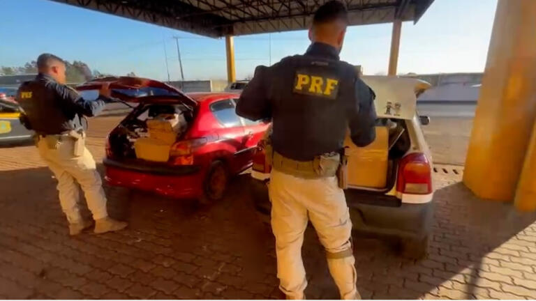 Motoristas são presos com veículos carregados com contrabando em Cascavel