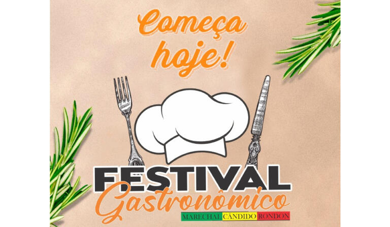 Começa nesta terça-feira o 1° Festival Gastronômico de Marechal Rondon