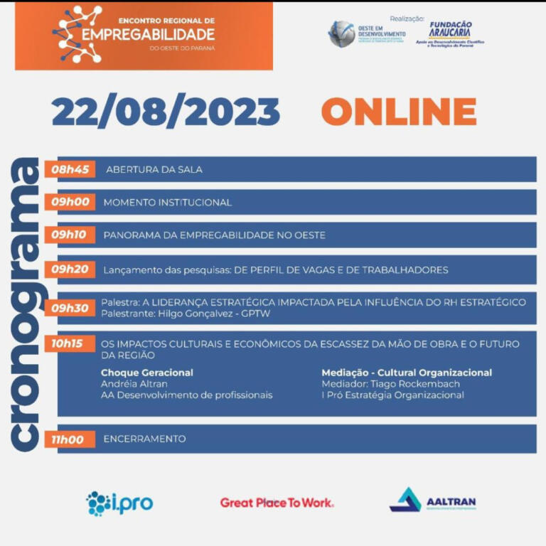 Programa Oeste em Desenvolvimento debate a empregabilidade em encontro regional