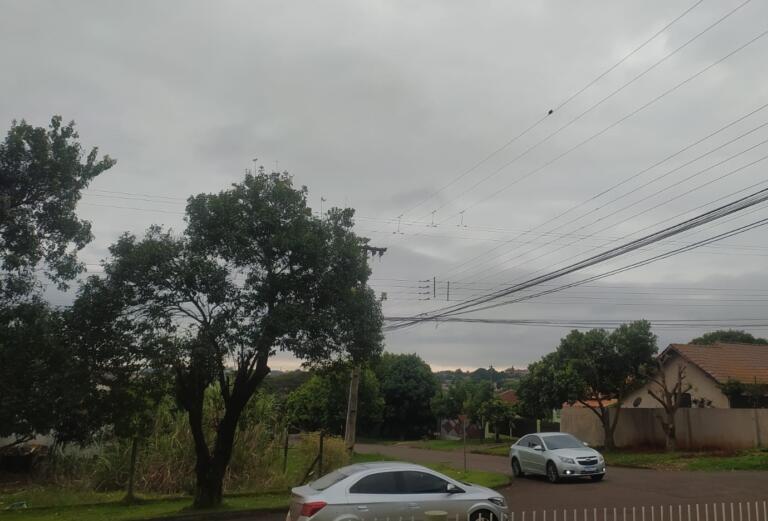 Domingo pode ter pancadas de chuva na região; Simepar prêve 10ºC para Marechal nos próximos dias