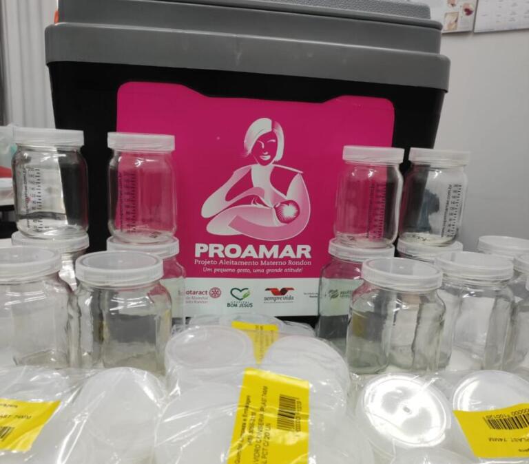 Programa do Rotary 25 de Julho apoia doação de 487 litros de leite materno