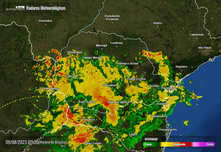 Marechal Rondon pode registrar 25mm de chuvas nesta quarta-feira