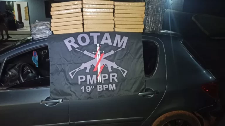 Três homens são presos com 30,9 quilos de maconha na BR-163