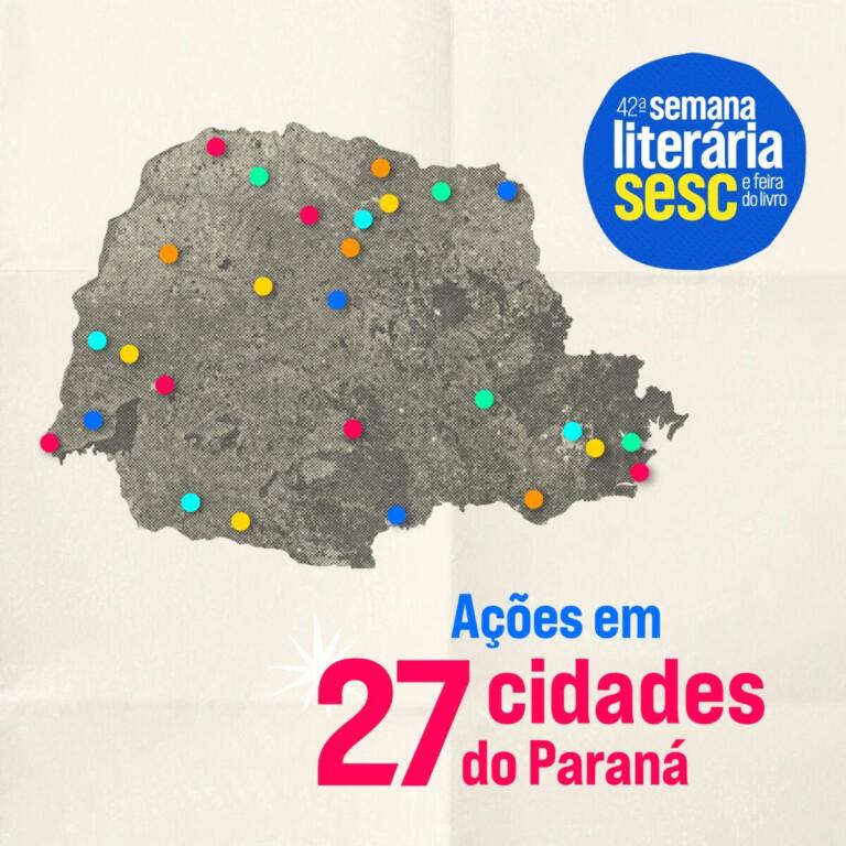 Divulgados primeiros nomes da 42ª Semana Literária Sesc Paraná & Feira do Livro